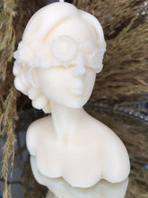 Last inn bildet i Galleri-visningsprogrammet, Dekorlys Kvinneansikt med blomsterkrans
